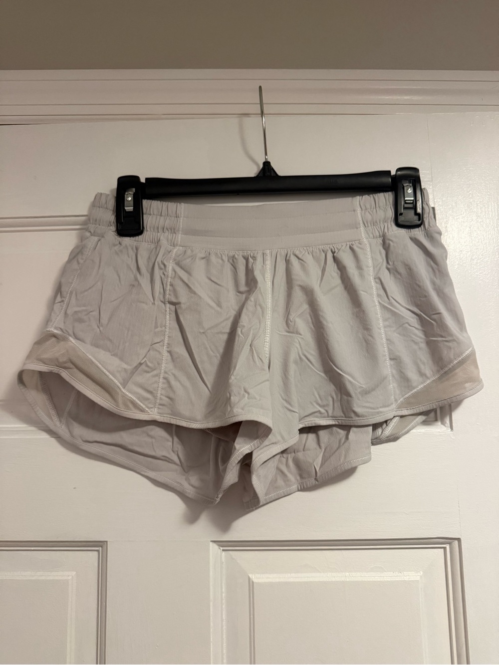 lululemon athletica Light Gray Layered Athletic Shorts